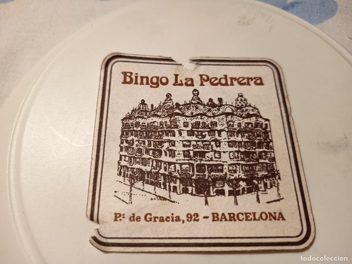 Collectionnisme Papier divers: POSAVASOS BINGO LA PEDRERA-BARCELONA