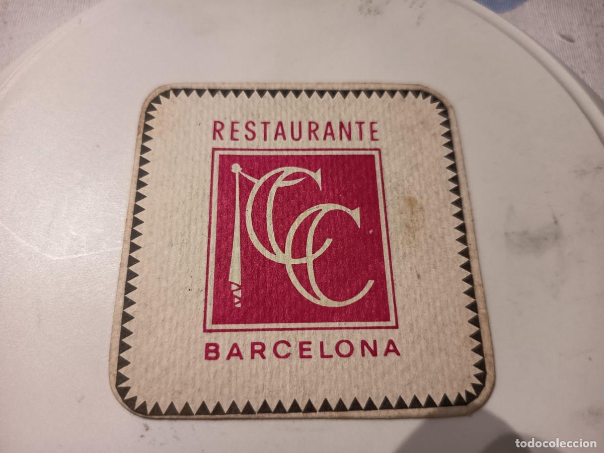 Collectionnisme Papier divers: POSAVASOS RESTAURANTE CC-BARCELONA
