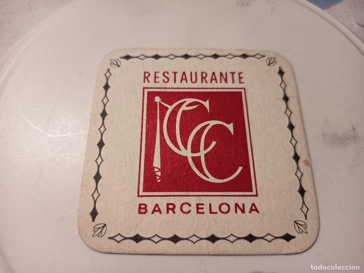 Otros art&iacute;culos de coleccionismo en papel: POSAVASOS RESTAURANTE CC-BARCELONA
