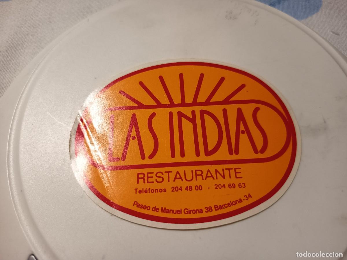 Otros art&iacute;culos de coleccionismo en papel: POSAVASOS RESTAURANTE LAS INDIAS-BARCELONA