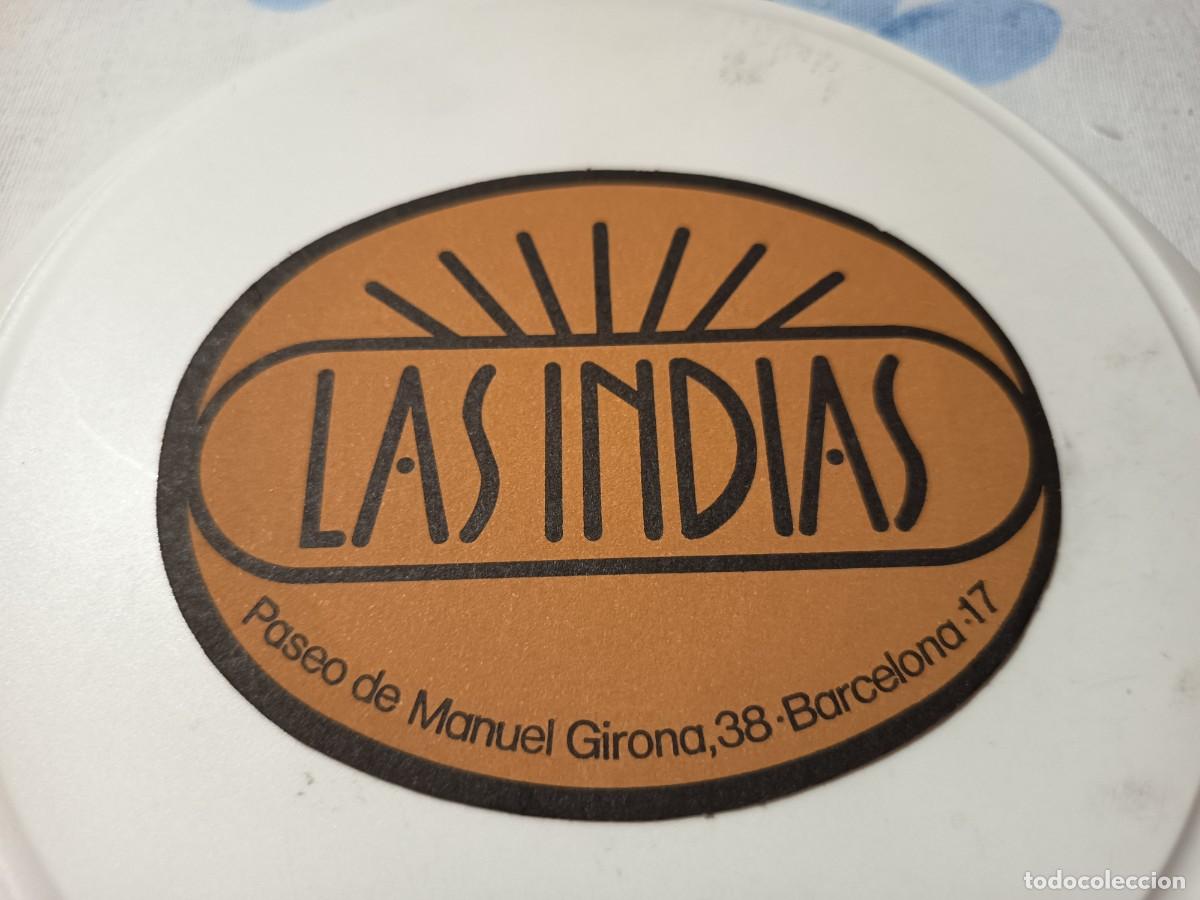 Otros art&iacute;culos de coleccionismo en papel: POSAVASOS RESTAURANTE LAS INDIAS-BARCELONA