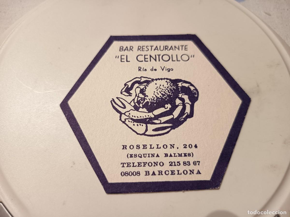 Otros art&iacute;culos de coleccionismo en papel: POSAVASOS RESTAURANTE EL CENTOLLO-BARCELONA