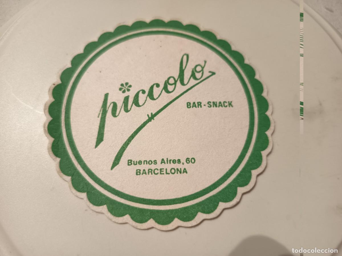 Otros art&iacute;culos de coleccionismo en papel: POSAVASOS BAR SNACK PICCOLO-BARCELONA
