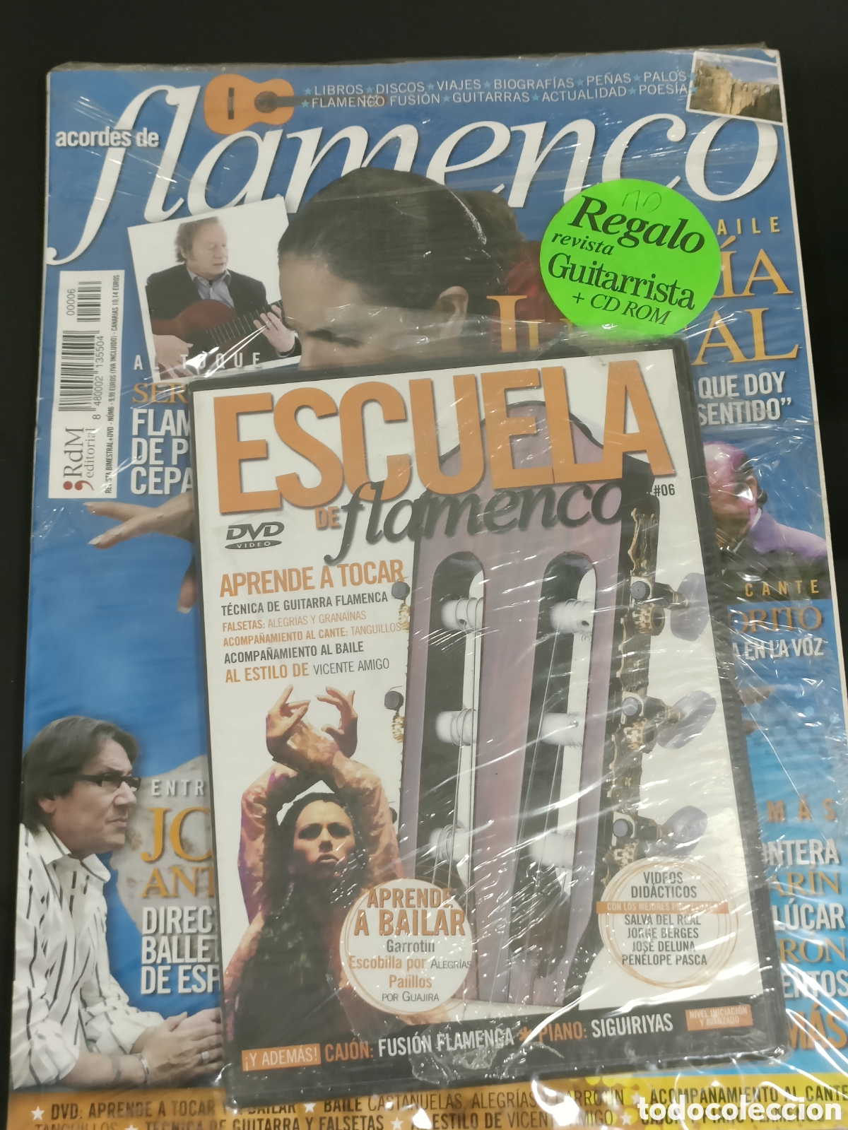 Otros art&iacute;culos de coleccionismo en papel: Revista - Acordes de flamenco n&ordm; 6 (REVISTA+DVD)