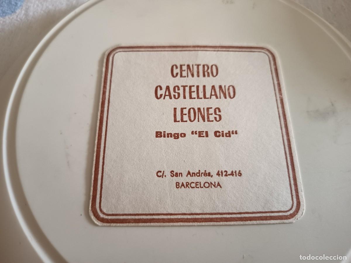 Otros art&iacute;culos de coleccionismo en papel: POSAVASOS BINGO EL CID-CENTRO CASTELLANO LEONES-BARCELONA