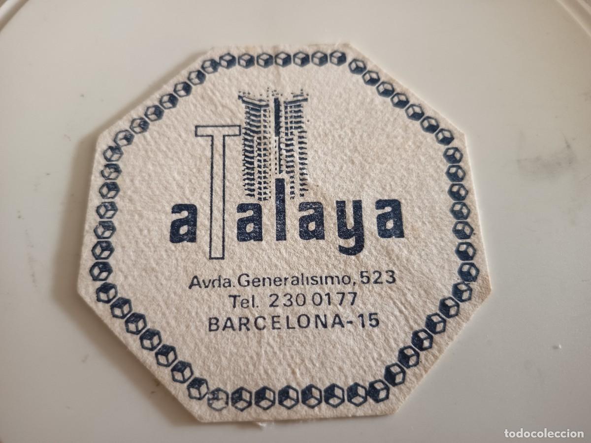 Otros art&iacute;culos de coleccionismo en papel: POSAVASOS CAFETERIA ATALAYA-BARCELONA