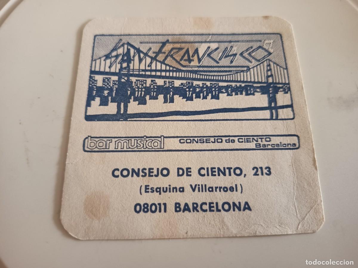 Otros art&iacute;culos de coleccionismo en papel: POSAVASOS BAR MUSICAL SAN FRANCISCO-BARCELONA