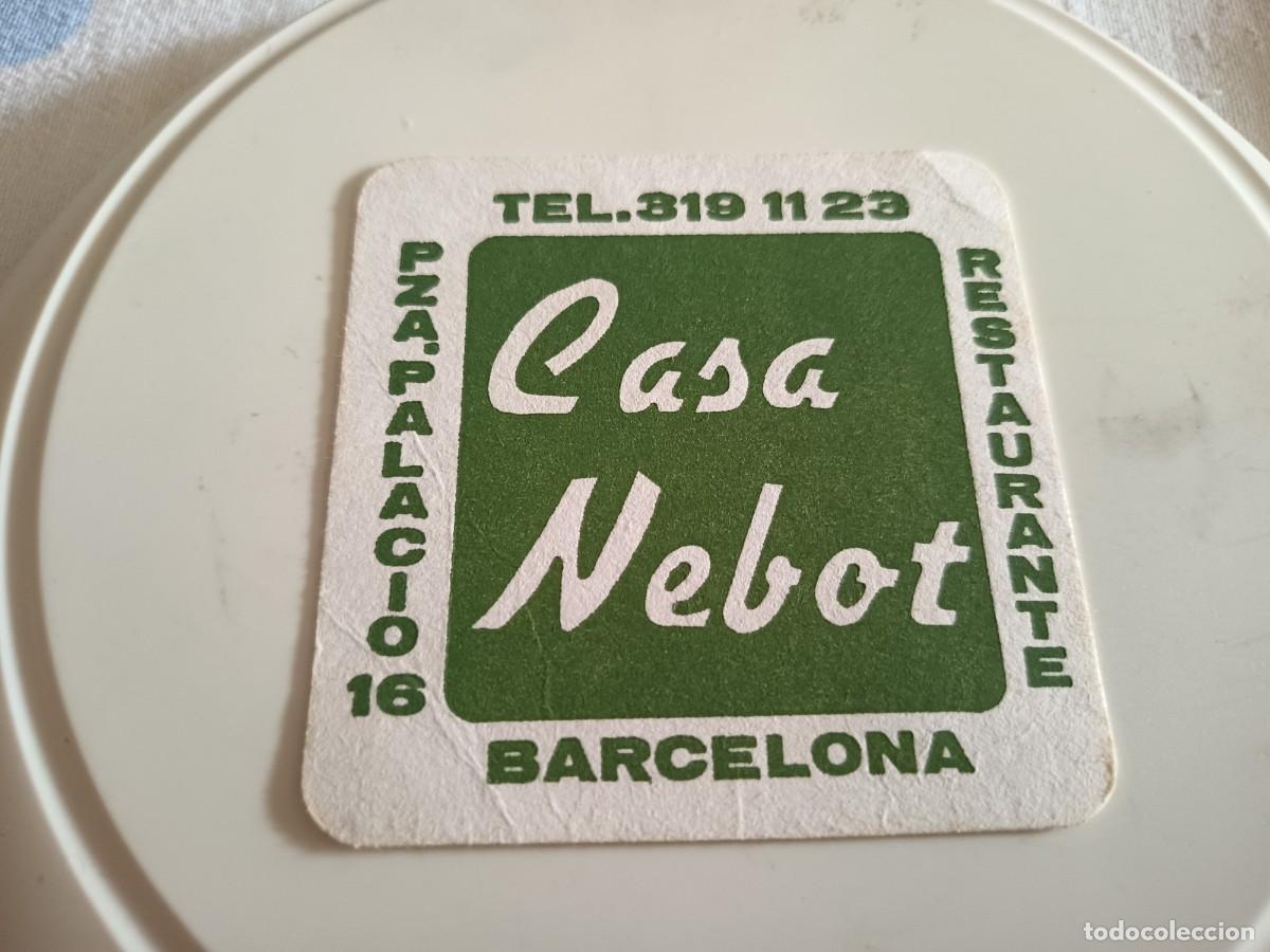 Otros art&iacute;culos de coleccionismo en papel: POSAVASOS RESTAURANTE CASA NEBOT-BARCELONA