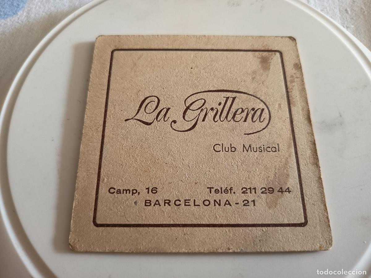 Otros art&iacute;culos de coleccionismo en papel: POSAVASOS CLUB MUSICAL LA GRILLERA-BARCELONA