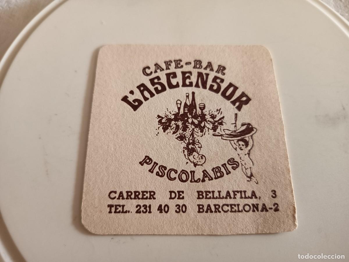 Otros art&iacute;culos de coleccionismo en papel: POSAVASOS CAFE BAR L'ASCENSOR-BARCELONA