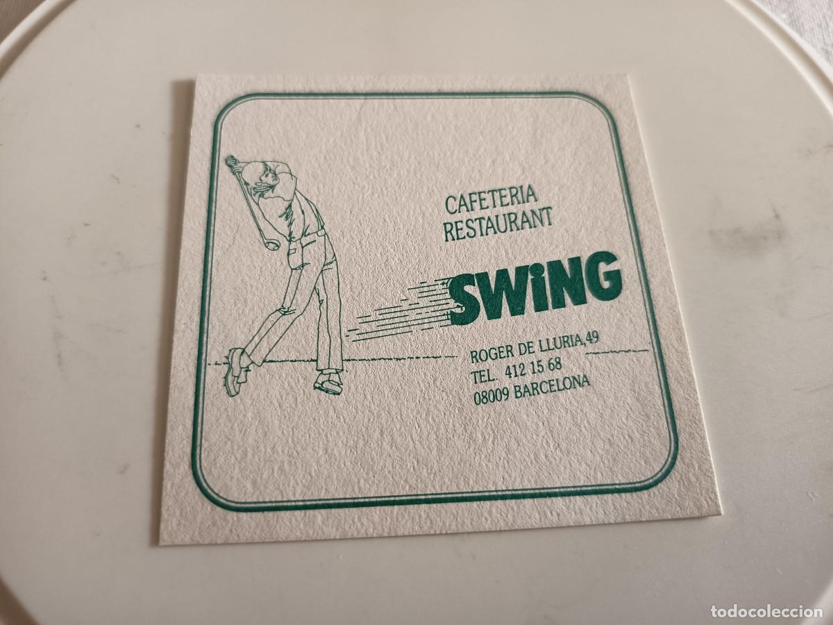 Otros art&iacute;culos de coleccionismo en papel: POSAVASOS CAFETERIA SWING-BARCELONA