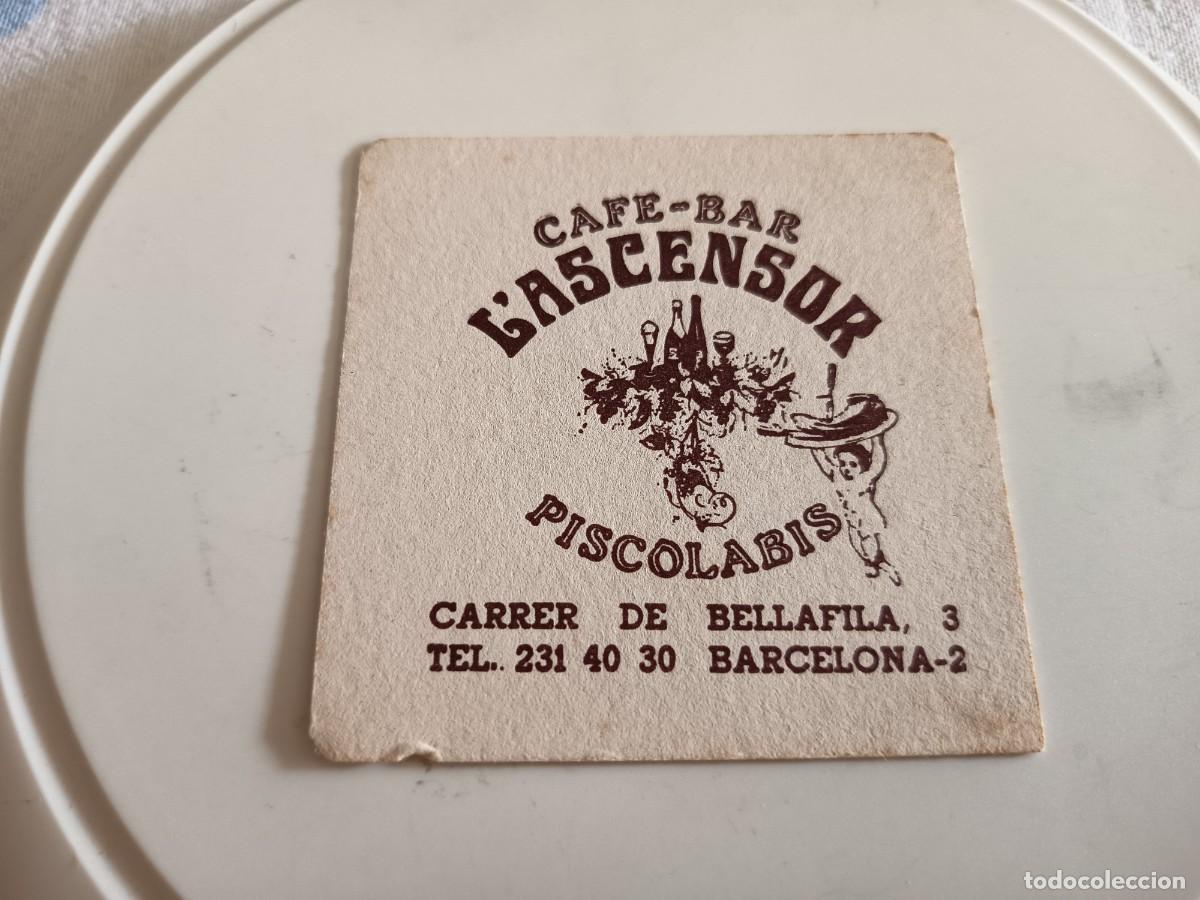 Sammelleidenschaft Andere Papierartikel: POSAVASOS CAFE BAR L'ASCENSOR-BARCELONA