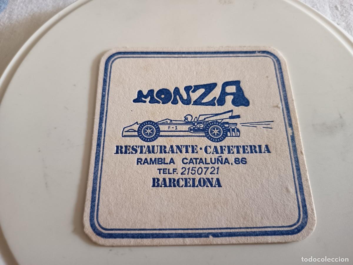 Otros art&iacute;culos de coleccionismo en papel: POSAVASOS RESTAURANTE MONZA-BARCELONA