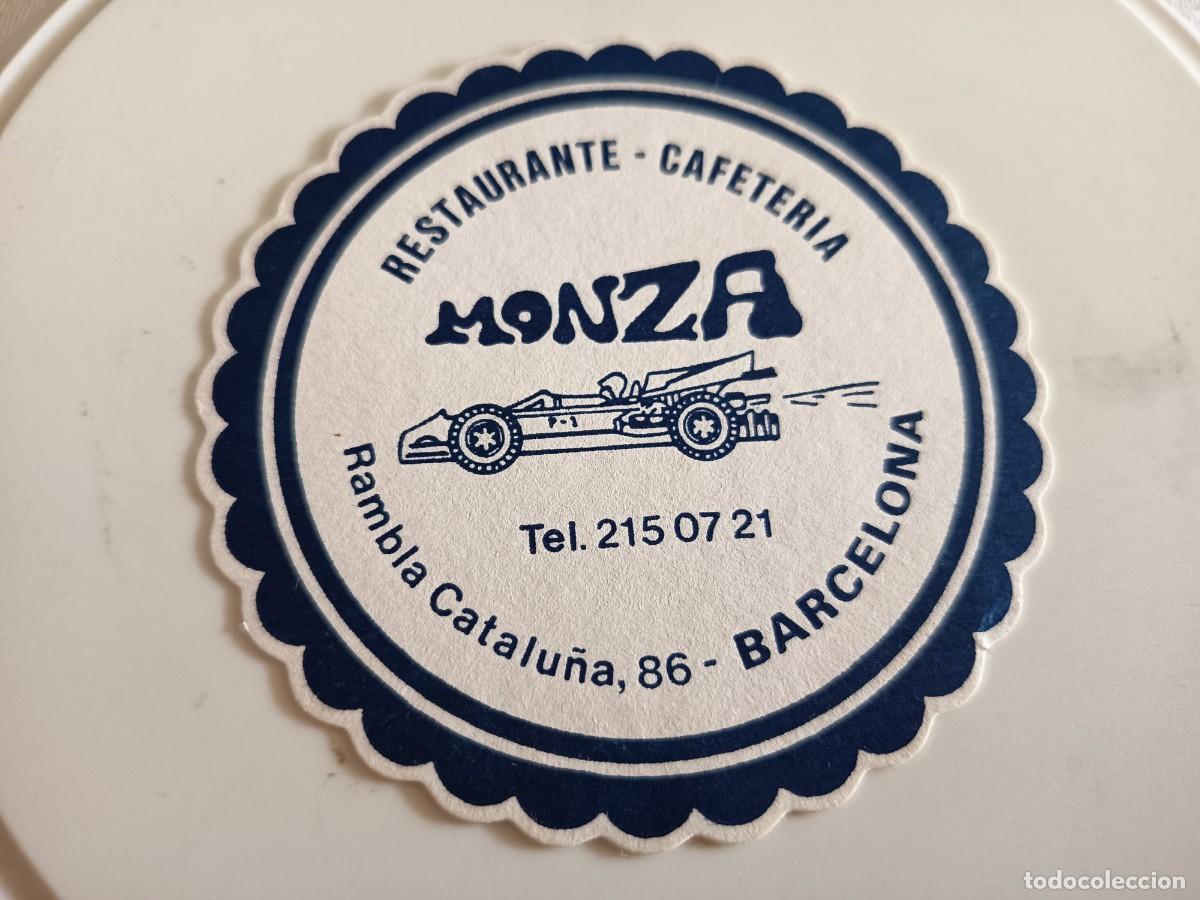 Otros art&iacute;culos de coleccionismo en papel: POSAVASOS RESTAURANTE MONZA-BARCELONA