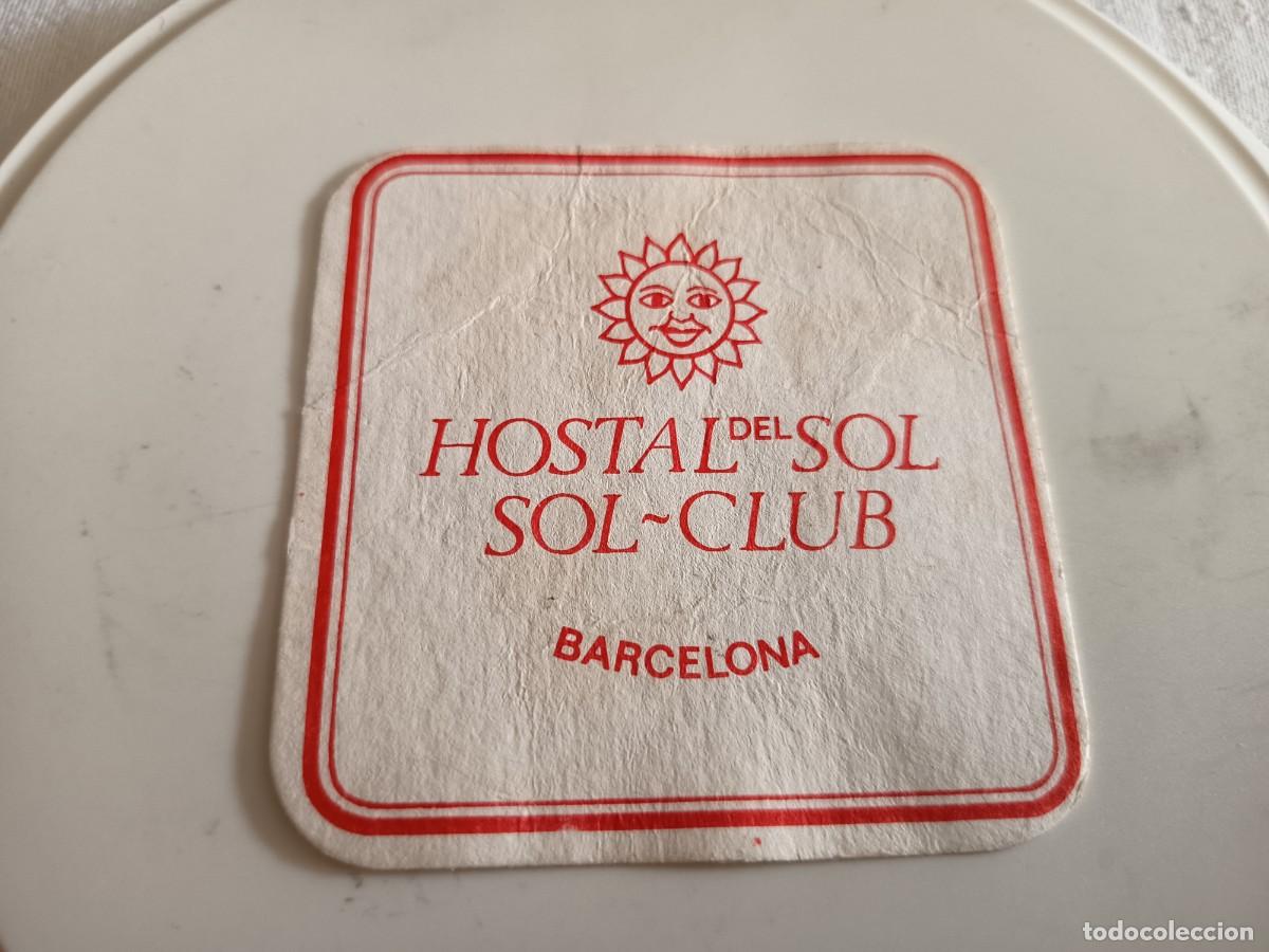 Otros art&iacute;culos de coleccionismo en papel: POSAVASOS HOSTAL DEL SOL CLUB-BARCELONA