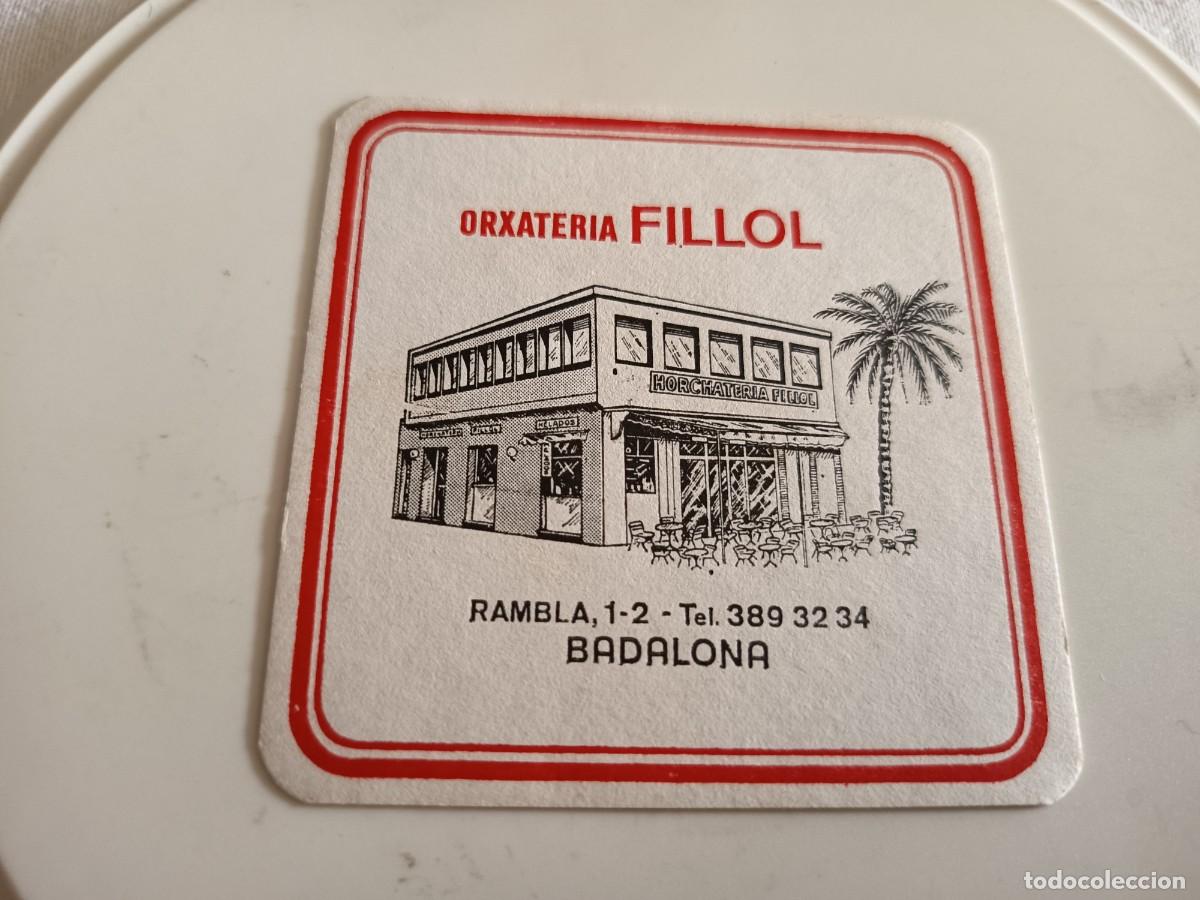 Otros art&iacute;culos de coleccionismo en papel: POSAVASOS ORXATERIA FILLOL-BADALONA-BARCELONA