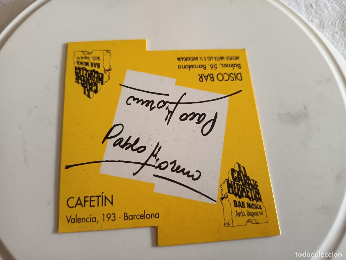 Otros art&iacute;culos de coleccionismo en papel: POSAVASOS DISCO BAR PACO MORENO-BARCELONA