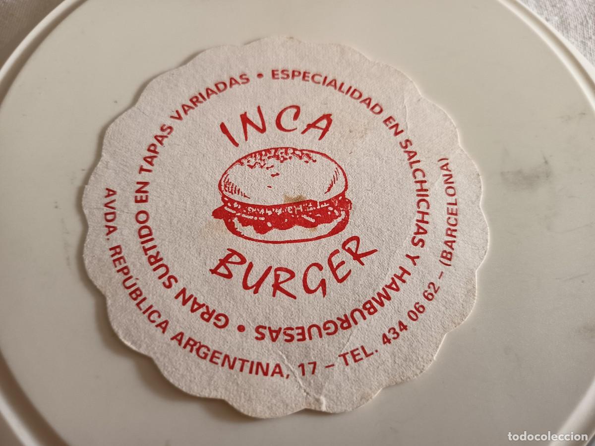 Otros art&iacute;culos de coleccionismo en papel: POSAVASOS BURGER INCA-BARCELONA