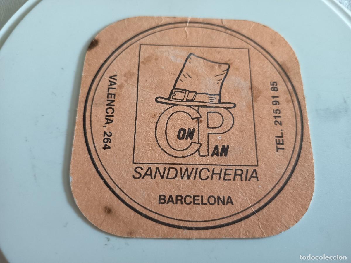 Otros art&iacute;culos de coleccionismo en papel: POSAVASOS SANDWICHERIA CON PAN-BARCELONA