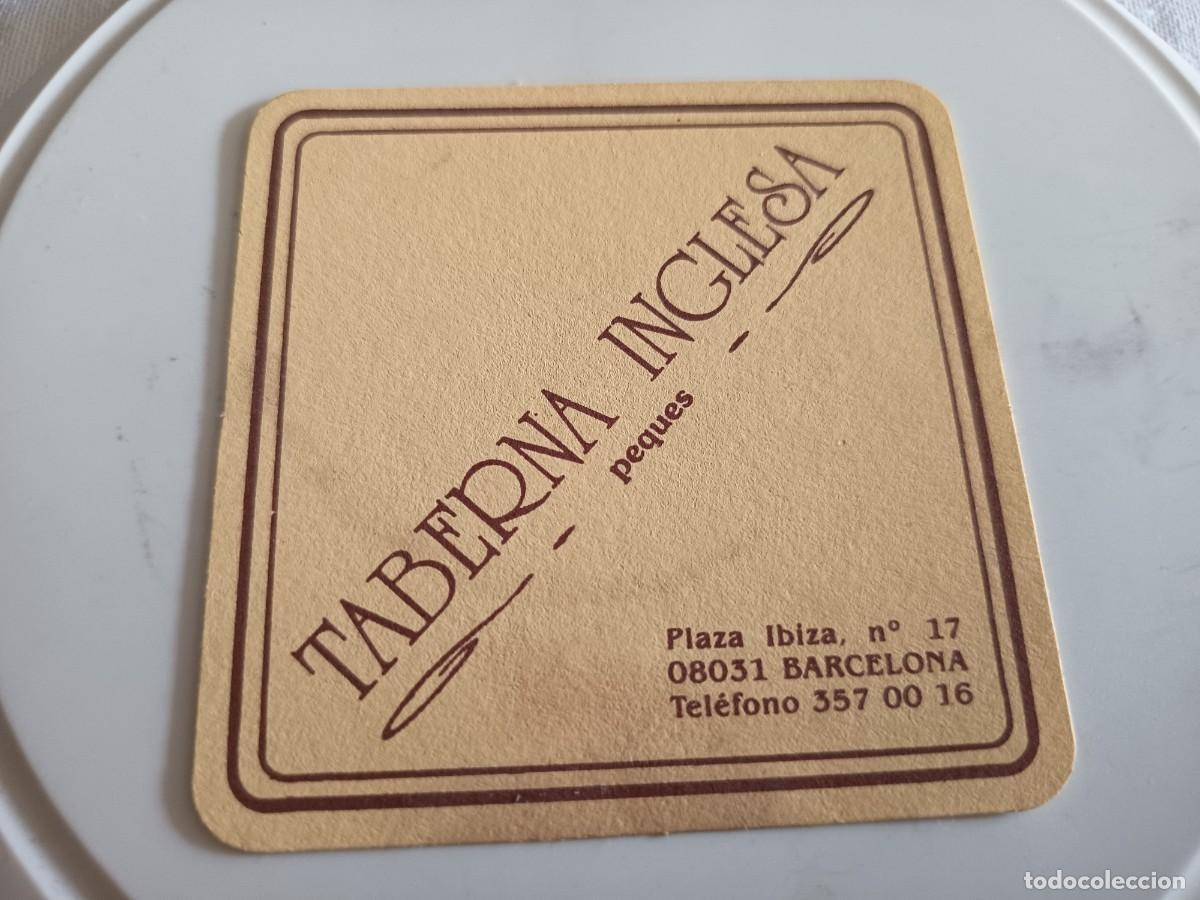 Sammelleidenschaft Andere Papierartikel: POSAVASOS TABERNA INGLESA PEQUES-BARCELONA