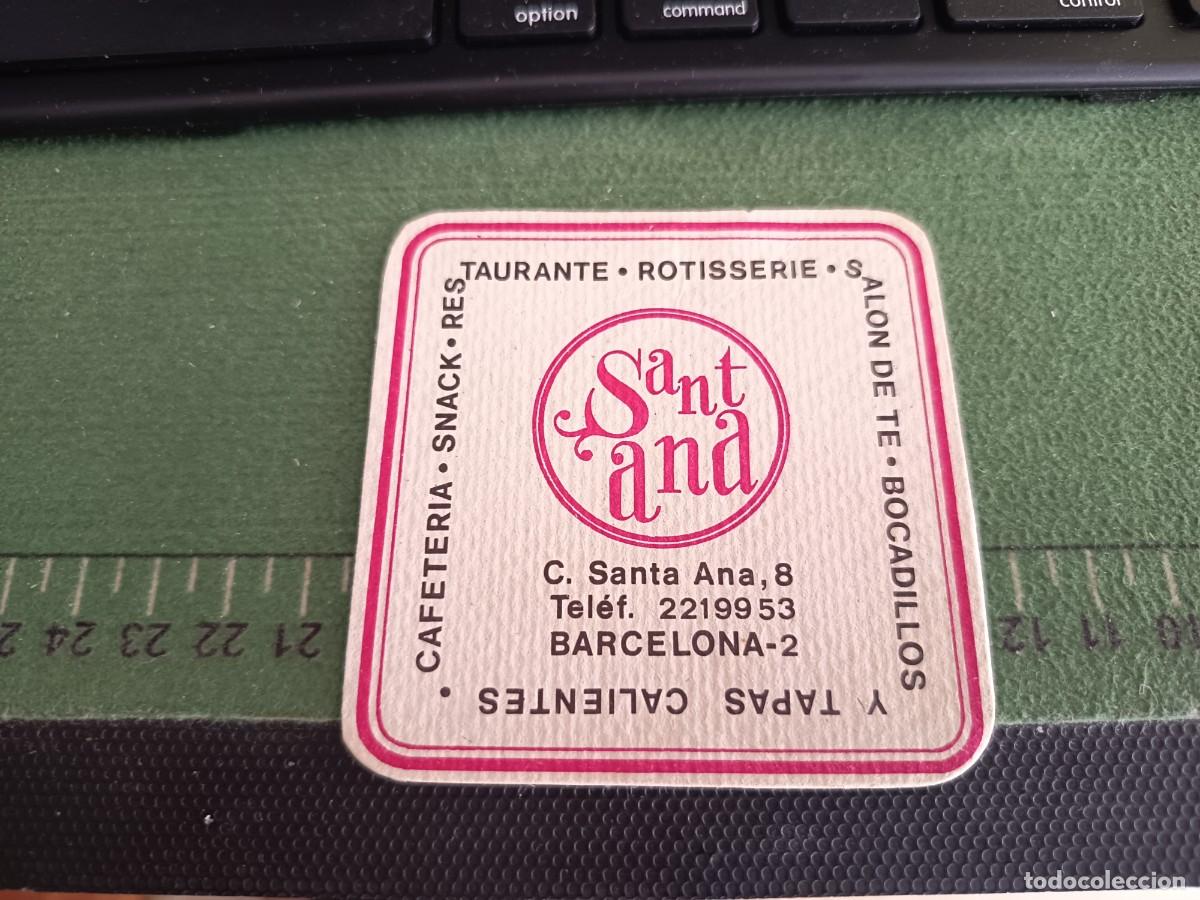 Altri oggetti di carta: POSAVASOS RESTAURANTE SANT ANA-BARCELONA