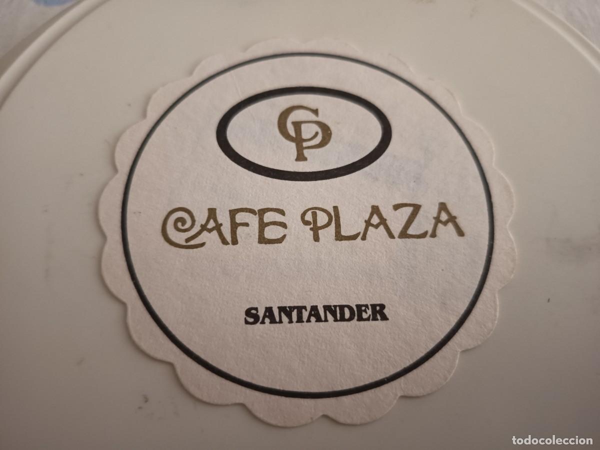 Collectionnisme Papier divers: POSAVASOS CAFETERIA PLAZA-SANTANDER-CANTABRIA