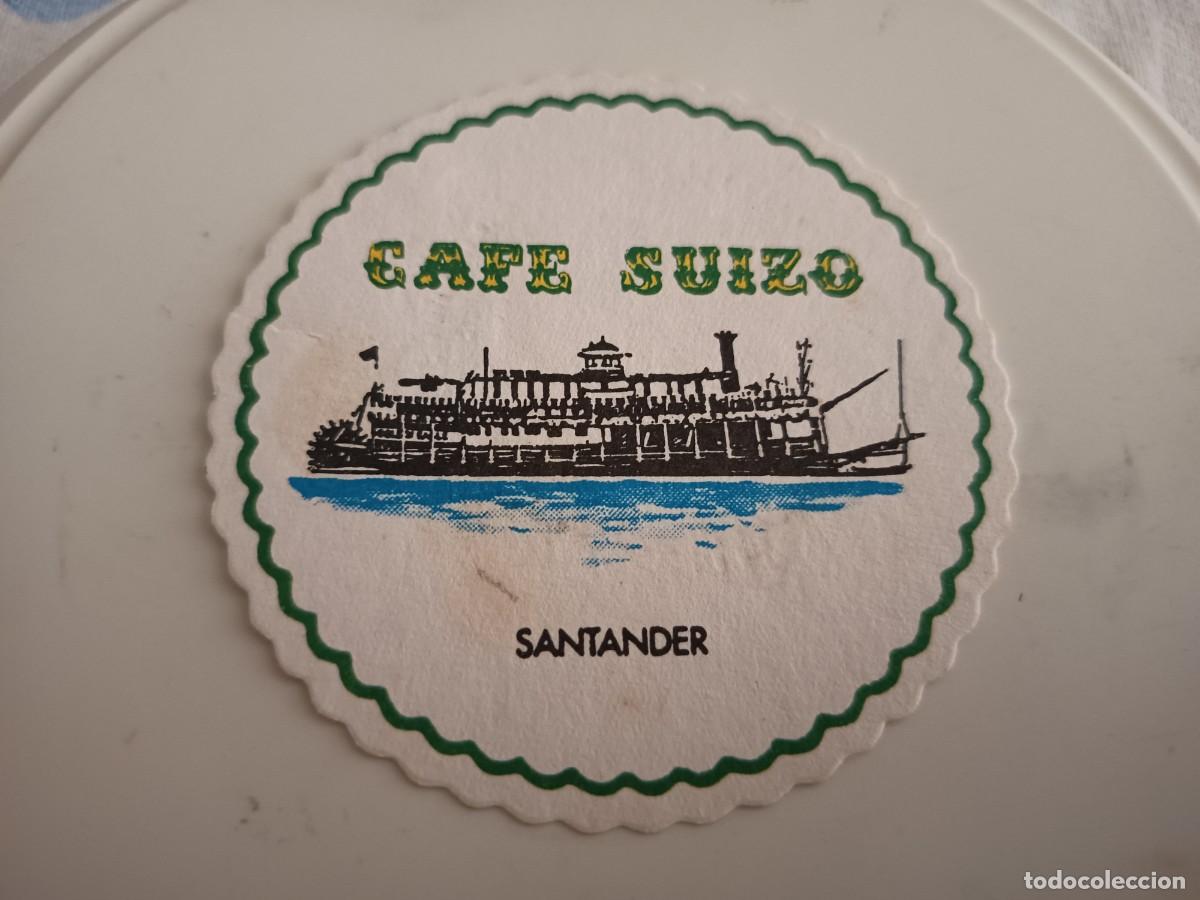 Collectionnisme Papier divers: POSAVASOS CAFETERIA SUIZO-SANTANDER-CANTABRIA