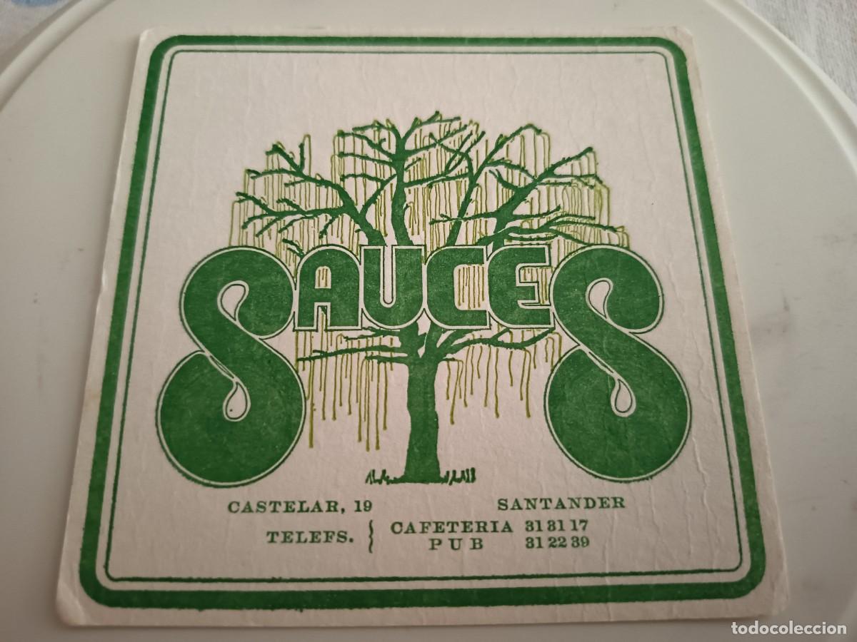 Collectionnisme Papier divers: POSAVASOS CAFETERIA SAUCES-SANTANDER-CANTABRIA