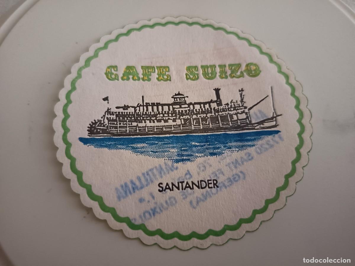 Otros art&iacute;culos de coleccionismo en papel: POSAVASOS CAFE SUIZO-SANTANDER-CANTABRIA