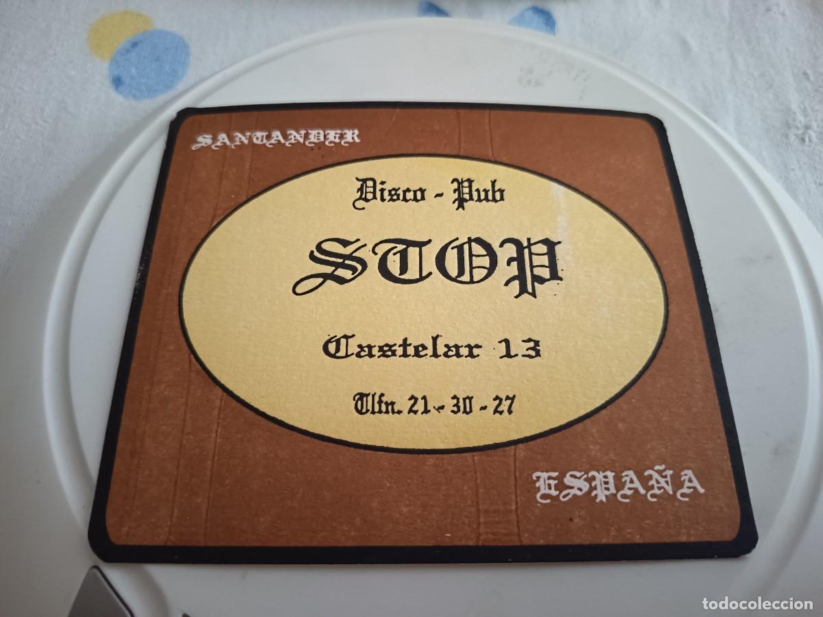 Otros art&iacute;culos de coleccionismo en papel: POSAVASOS DISCO PUB STOP-SANTANDER-CANTABRIA