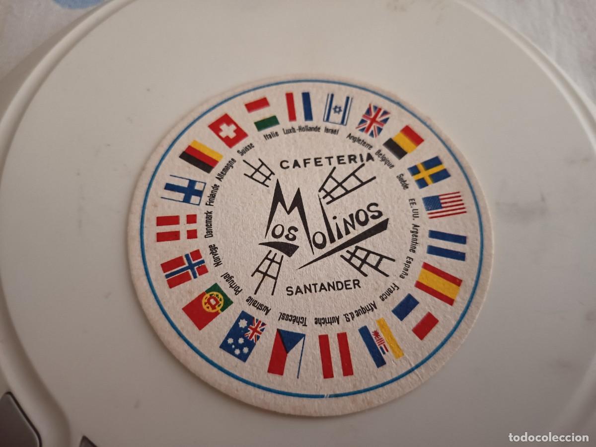 Otros art&iacute;culos de coleccionismo en papel: POSAVASOS CAFETERIA LOS MOLINOS-SANTANDER-CANTABRIA