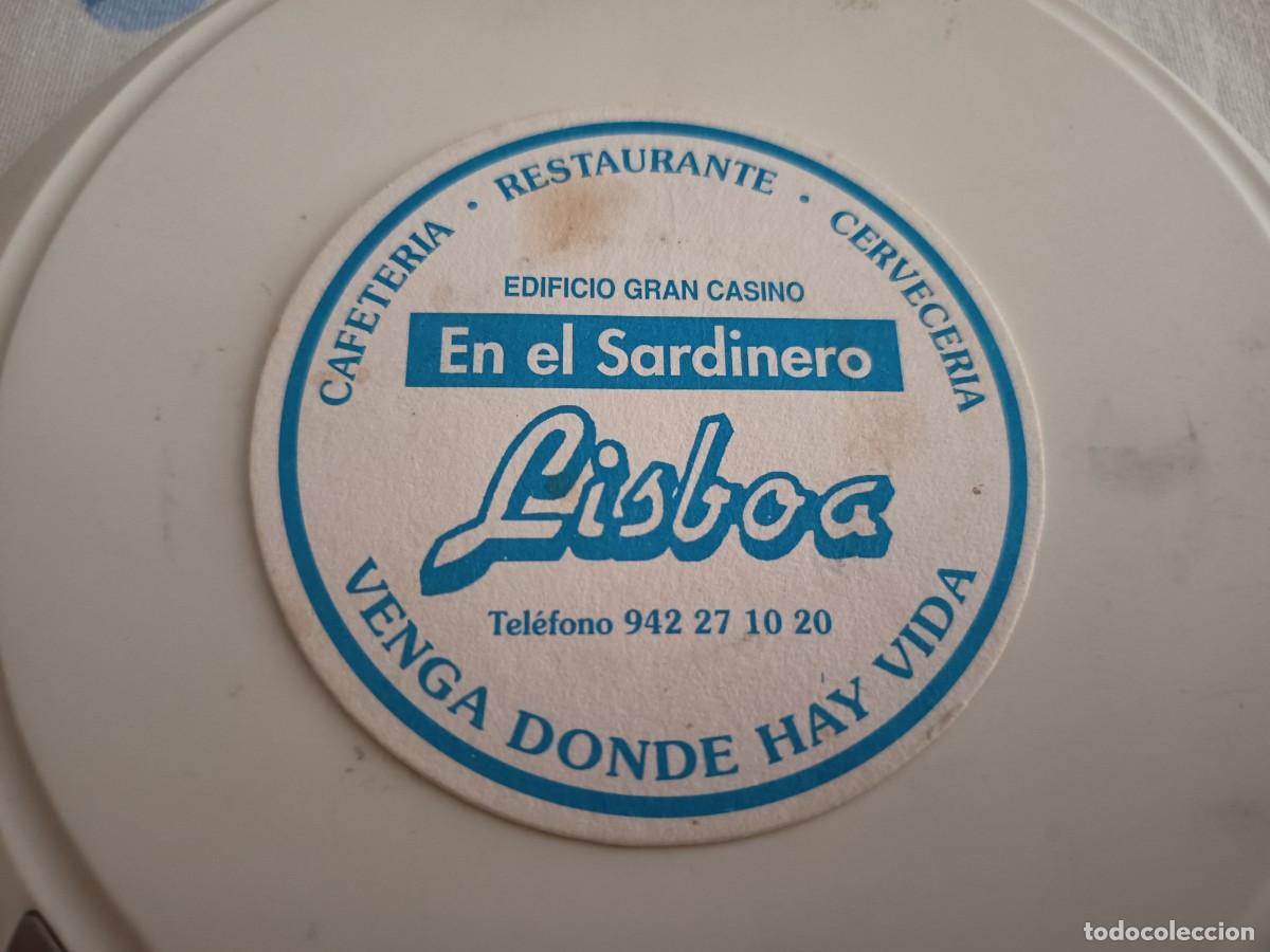 Otros art&iacute;culos de coleccionismo en papel: POSAVASOS CAFETERIA LISBOA-EL SARDINERO-CANTABRIA