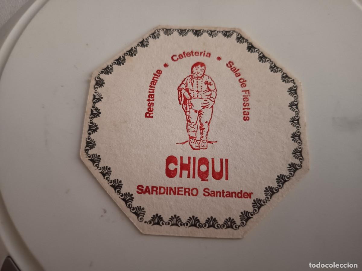 Otros art&iacute;culos de coleccionismo en papel: POSAVASOS RESTAURANTE SALA DE FIESTAS CHIQUI-EL SARDINERO-CANTABRIA