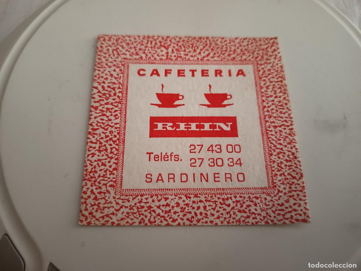 Otros art&iacute;culos de coleccionismo en papel: POSAVASOS CAFETERIA RHIN-EL SARDINERO-CANTABRIA
