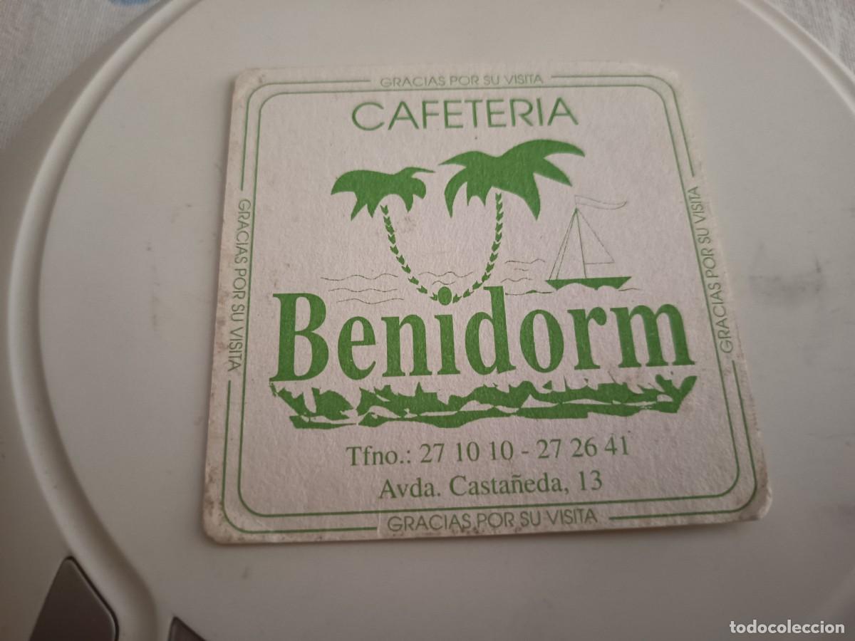 Otros art&iacute;culos de coleccionismo en papel: POSAVASOS CAFETERIA BENIDORM-EL SARDINERO-CANTABRIA