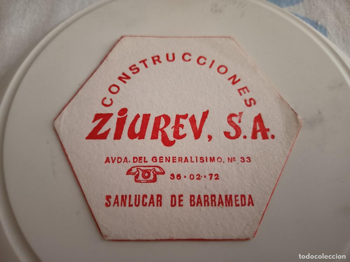 Otros art&iacute;culos de coleccionismo en papel: POSAVASOS CONSTRUCCIONES ZIUREV SA-SANLUCAR DE BARRAMEDA-CADIZ