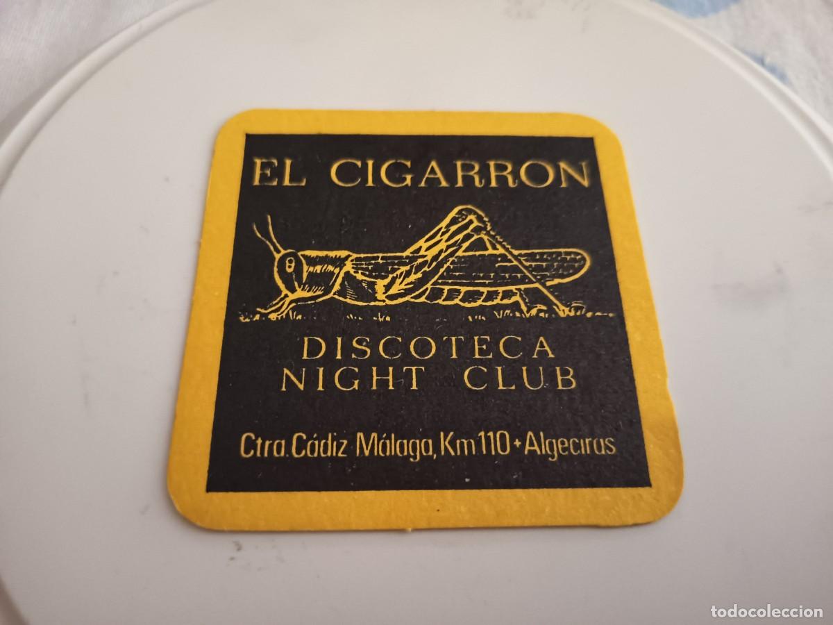 Otros art&iacute;culos de coleccionismo en papel: POSAVASOS DISCOTECA EL CIGARRON-ALGECIRAS-CADIZ