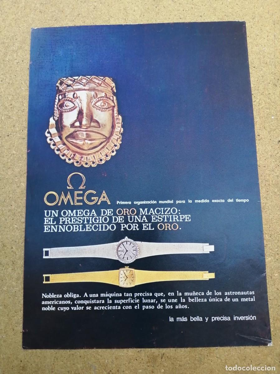 Otros art&iacute;culos de coleccionismo en papel: ANUNCIO. RELOJES OMEGA