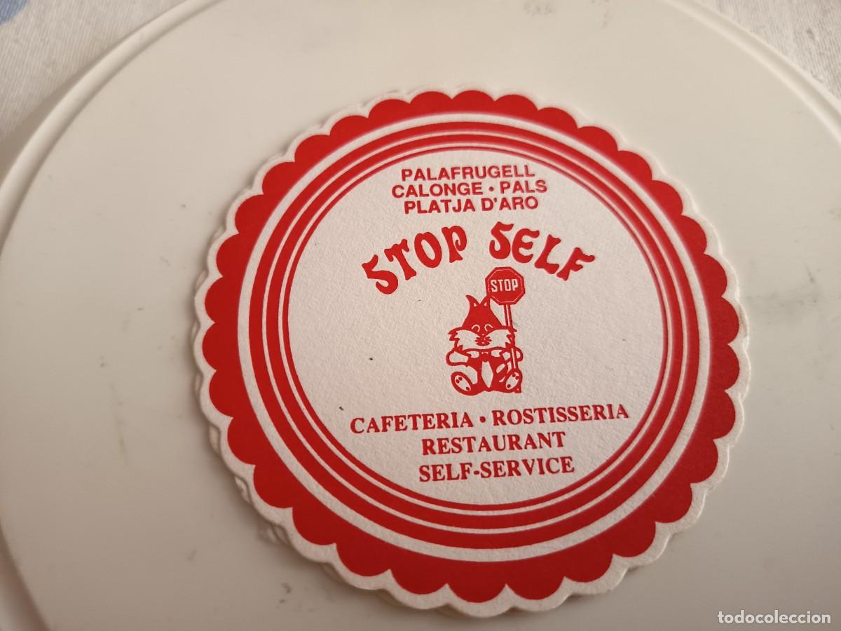 Collectionnisme Papier divers: POSAVASOS RESTAURANTE STOP SELF- PALAFRUGELL-GIRONA