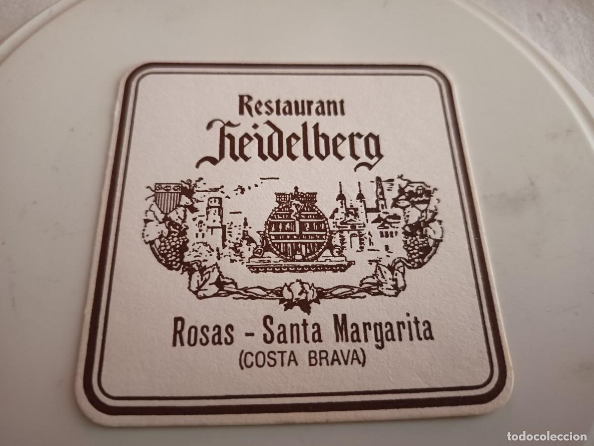 Collectionnisme Papier divers: POSAVASOS RESTAURANTE HEIDELBERG-ROSAS-GIRONA
