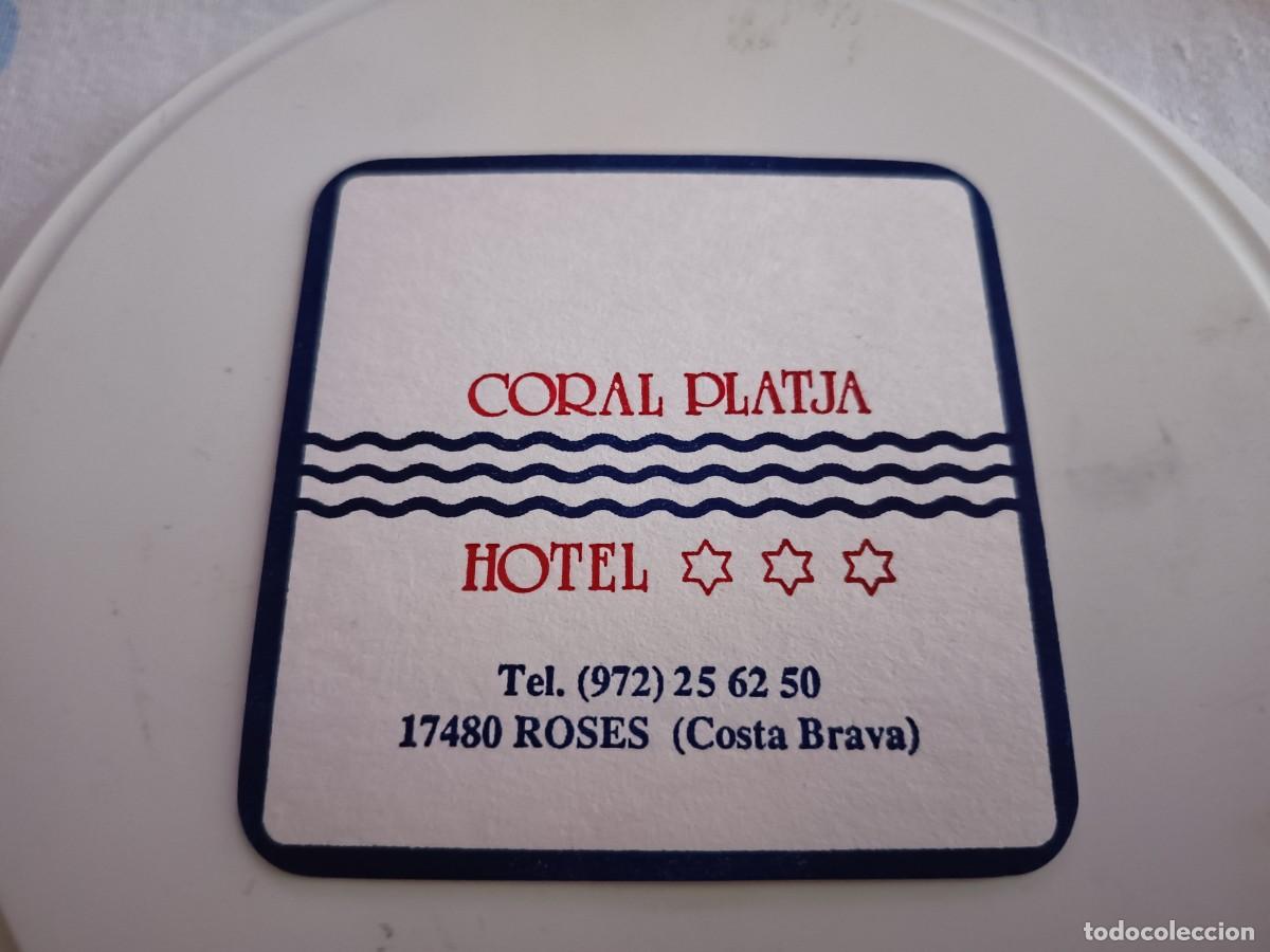 Otros art&iacute;culos de coleccionismo en papel: POSAVASOS HOTEL CORAL PLATJA-ROSAS-GIRONA