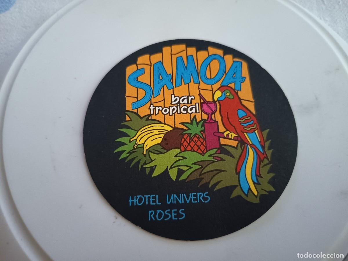 Otros art&iacute;culos de coleccionismo en papel: POSAVASOS BAR TROPICAL SAMOA-HOTEL UNIVERS-ROSAS-GIRONA