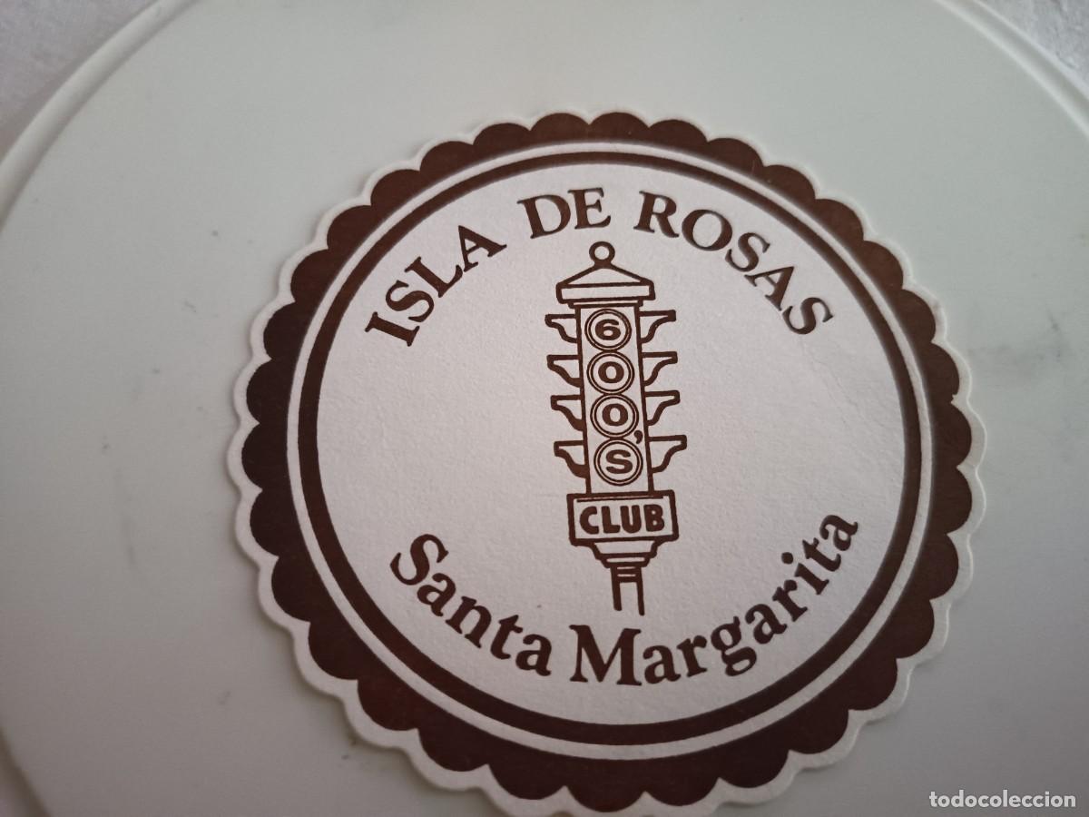 Otros art&iacute;culos de coleccionismo en papel: POSAVASOS CLUB 600S-ISLA DE ROSAS-SANTA MARGARITA-GIRONA