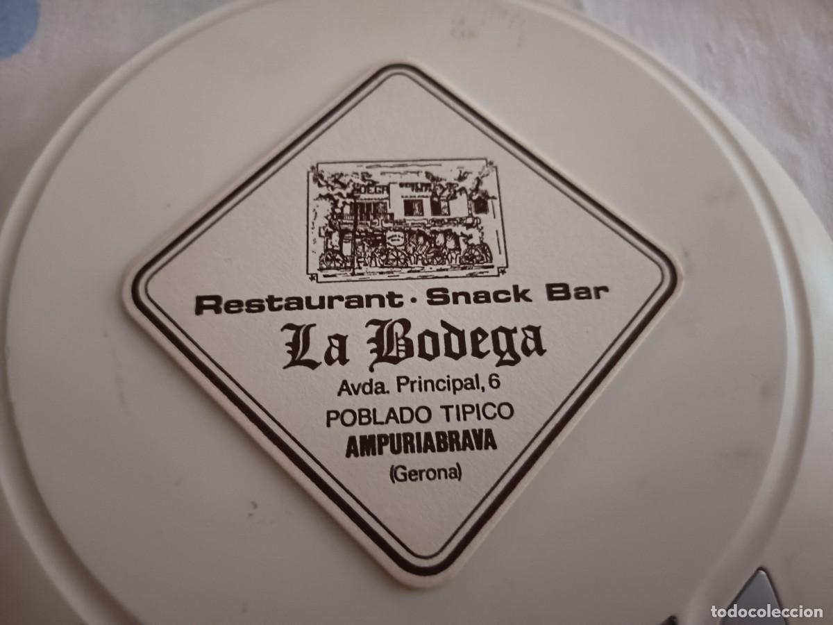 Otros art&iacute;culos de coleccionismo en papel: POSAVASOS RESTAURANTE LA BODEGA-AMPURIABRAVA-GIRONA