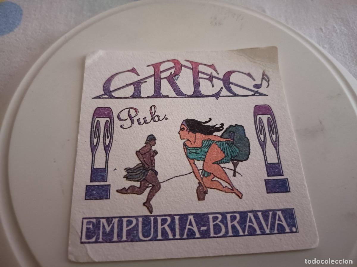 Otros art&iacute;culos de coleccionismo en papel: POSAVASOS PUB MUSICAL GREC-AMPURIABRAVA-GIRONA