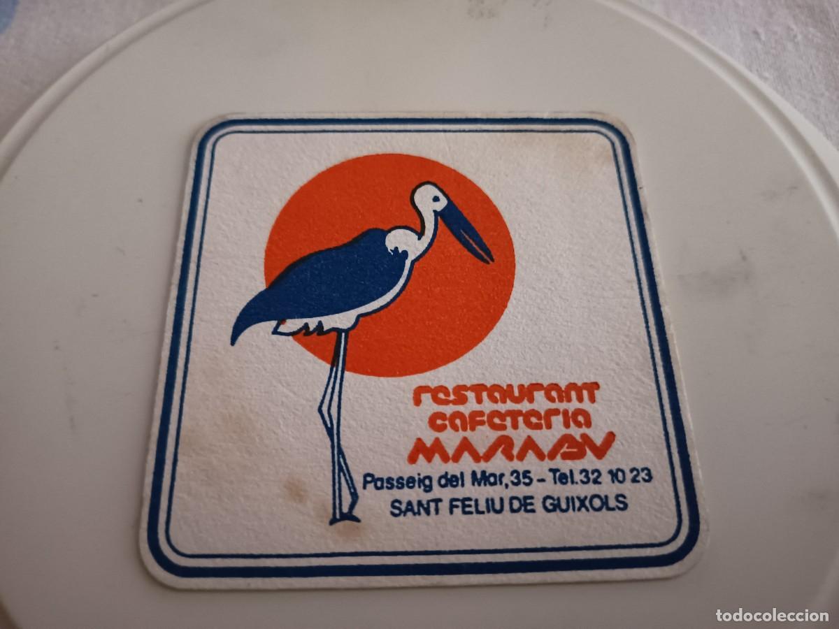 Otros art&iacute;culos de coleccionismo en papel: POSAVASOS CAFETERIA MARABU-SANT FELIU DE GUIXOLS-GIRONA