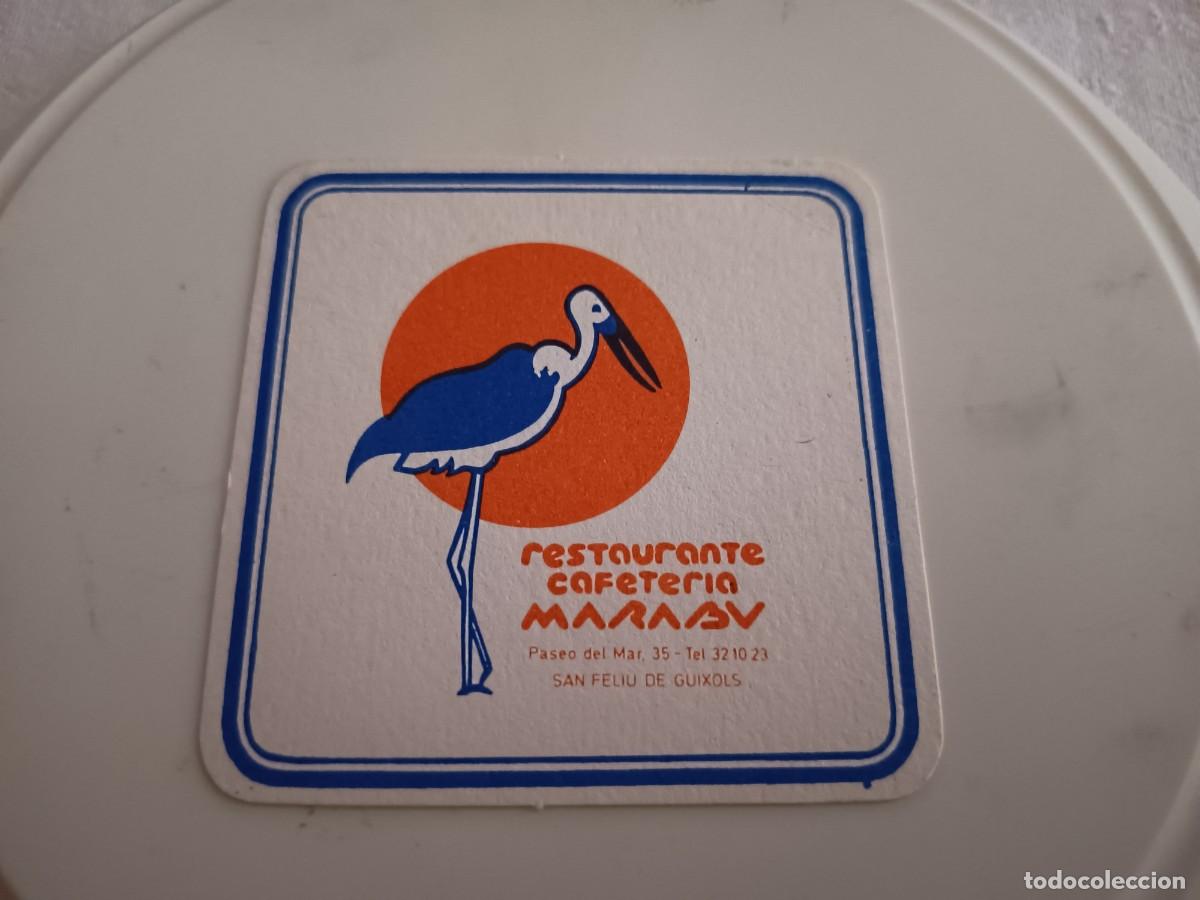 Otros art&iacute;culos de coleccionismo en papel: POSAVASOS CAFETERIA MARABU-SANT FELIU DE GUIXOLS-GIRONA