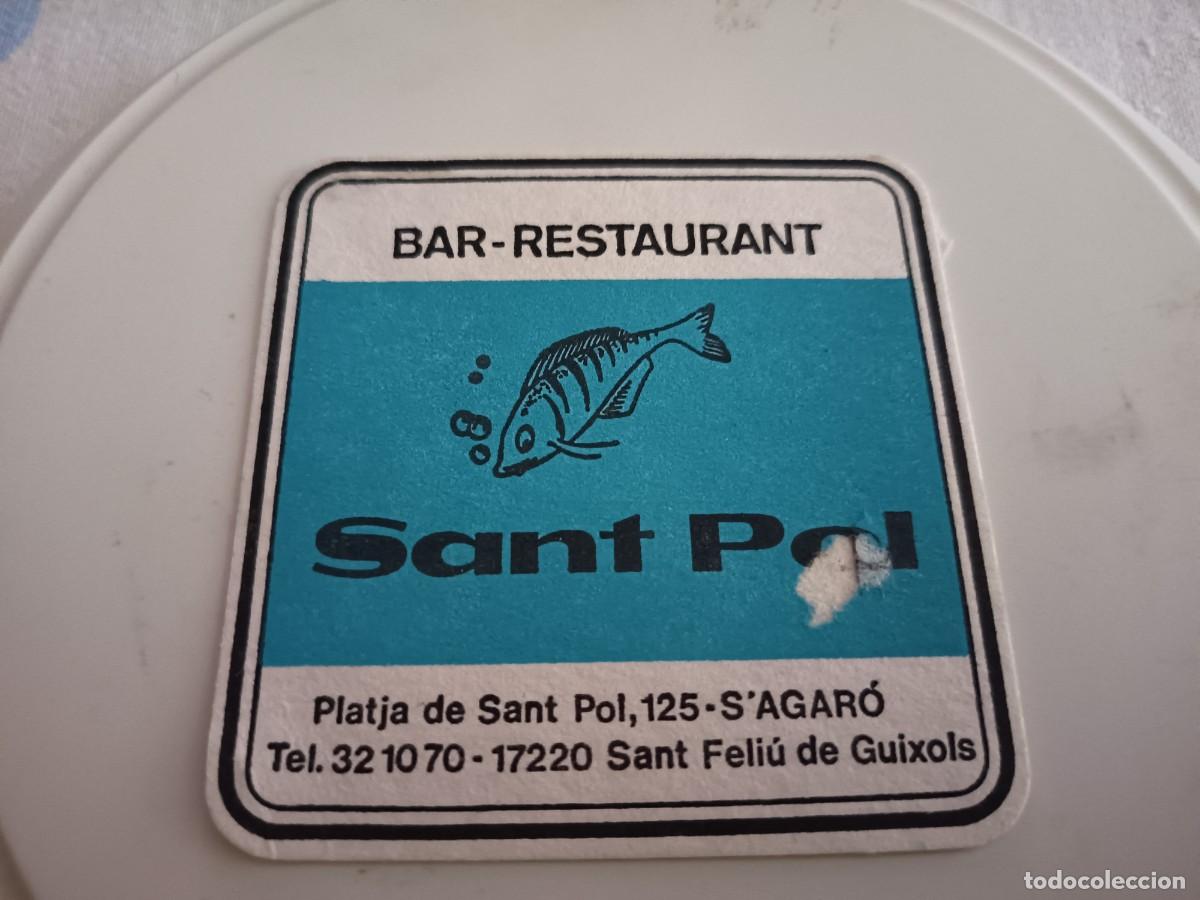 Otros art&iacute;culos de coleccionismo en papel: POSAVASOS RESTAURANTE SANT POL-SANT FELIU DE GUIXOLS-GIRONA