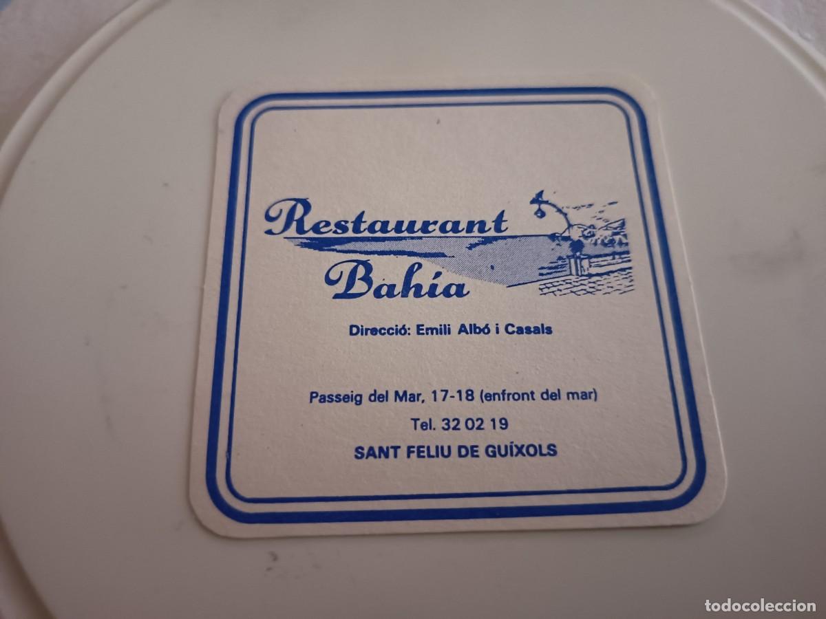 Otros art&iacute;culos de coleccionismo en papel: POSAVASOS RESTAURANT BAHIA-SANT FELIU DE GUIXOLS-GIRONA