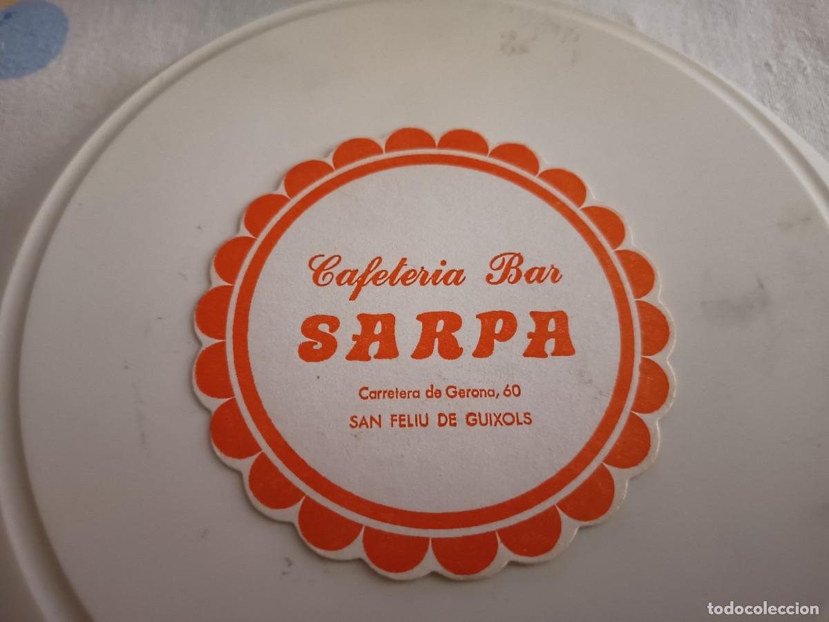 Otros art&iacute;culos de coleccionismo en papel: POSAVASOS CAFETERIA BAR SARPA-SANT FELIU DE GUIXOLS-GIRONA